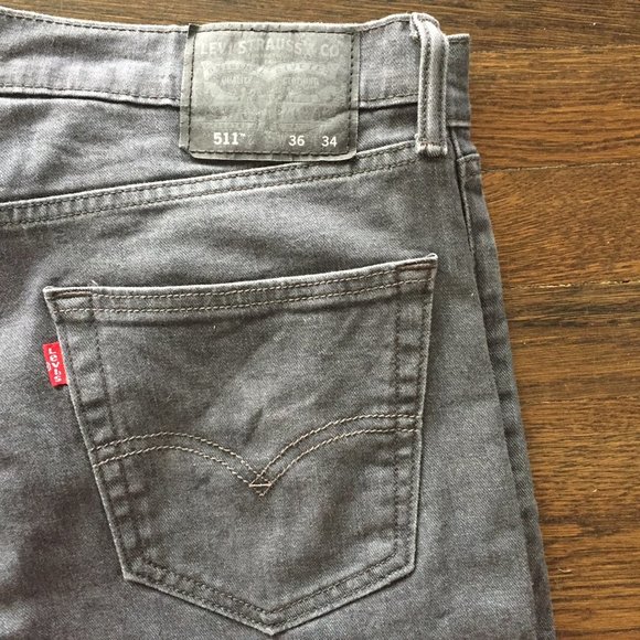 levis 511 charcoal